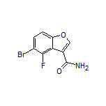 5-Bromo-4-fluorobenzofuran-3-carboxamide