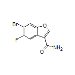 6-Bromo-5-fluorobenzofuran-3-carboxamide