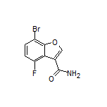 7-Bromo-4-fluorobenzofuran-3-carboxamide
