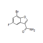 7-Bromo-5-fluorobenzofuran-3-carboxamide