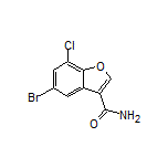 5-Bromo-7-chlorobenzofuran-3-carboxamide
