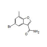 5-Bromo-7-methylbenzofuran-3-carboxamide