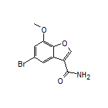 5-Bromo-7-methoxybenzofuran-3-carboxamide