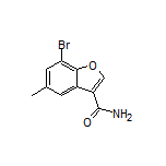 7-Bromo-5-methylbenzofuran-3-carboxamide