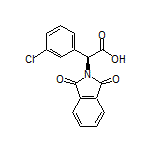 (S)-2-(3-Chlorophenyl)-2-(1,3-dioxo-2-isoindolinyl)acetic Acid