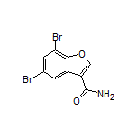 5,7-Dibromobenzofuran-3-carboxamide