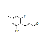 (E)-3-(2-Bromo-6-fluoro-4-methylphenyl)acrylaldehyde