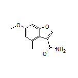 6-Methoxy-4-methylbenzofuran-3-carboxamide