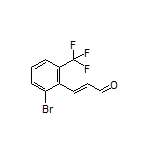 (E)-3-[2-Bromo-6-(trifluoromethyl)phenyl]acrylaldehyde