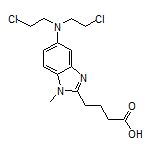 4-[5-[Bis(2-chloroethyl)amino]-1-methyl-2-benzimidazolyl]butanoic Acid