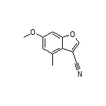 6-Methoxy-4-methylbenzofuran-3-carbonitrile