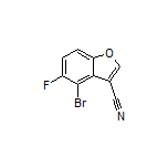 4-Bromo-5-fluorobenzofuran-3-carbonitrile