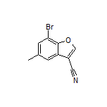 7-Bromo-5-methylbenzofuran-3-carbonitrile