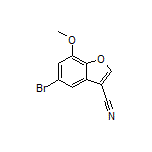 5-Bromo-7-methoxybenzofuran-3-carbonitrile