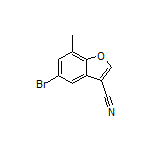 5-Bromo-7-methylbenzofuran-3-carbonitrile