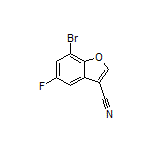 7-Bromo-5-fluorobenzofuran-3-carbonitrile