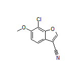 7-Chloro-6-methoxybenzofuran-3-carbonitrile
