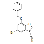 7-(Benzyloxy)-5-bromobenzofuran-3-carbonitrile
