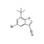 5-Bromo-7-(tert-butyl)benzofuran-3-carbonitrile