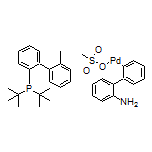 Di-tert-butyl(2’-methyl-2-biphenylyl)phosphine(2’-amino-2-biphenylyl)[(methylsulfonyl)oxy]palladium