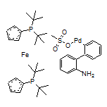 Methanesulfonato 1,1’-Bis(di-tert-butylphosphino)ferrocene(2’-amino-1,1’-biphenyl-2-yl)palladium(II)