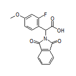 2-(1,3-Dioxo-2-isoindolinyl)-2-(2-fluoro-4-methoxyphenyl)acetic Acid