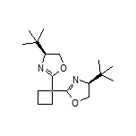 (4S,4’S)-2,2’-(Cyclobutane-1,1-diyl)bis(4-(tert-butyl)-4,5-dihydrooxazole)