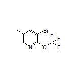 3-Bromo-5-methyl-2-(trifluoromethoxy)pyridine