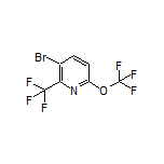 3-Bromo-6-(trifluoromethoxy)-2-(trifluoromethyl)pyridine