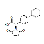 (R)-2-(4-Biphenylyl)-2-(2,5-dioxo-2,5-dihydro-1-pyrrolyl)acetic Acid