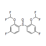 4,4’-Sulfinylbis[3-(difluoromethoxy)-1-fluorobenzene]