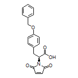 (S)-3-[4-(Benzyloxy)phenyl]-2-(2,5-dioxo-2,5-dihydro-1-pyrrolyl)propanoic Acid