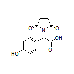 (S)-2-(2,5-Dioxo-2,5-dihydro-1-pyrrolyl)-2-(4-hydroxyphenyl)acetic Acid