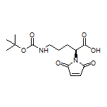 (S)-5-(Boc-amino)-2-(2,5-dioxo-2,5-dihydro-1-pyrrolyl)pentanoic Acid