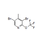 3,5-Dibromo-4-methyl-2-(trifluoromethoxy)pyridine