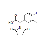 2-(2,5-Dioxo-2,5-dihydro-1-pyrrolyl)-2-(4-fluoro-3-methylphenyl)acetic Acid