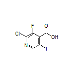 2-Chloro-3-fluoro-5-iodoisonicotinic Acid