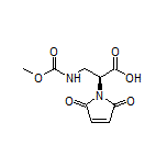 (S)-2-(2,5-Dioxo-2,5-dihydro-1-pyrrolyl)-3-[(methoxycarbonyl)amino]propanoic Acid