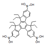 (9,9,14,14,15,15-Hexaethyl-14,15-dihydro-9H-diindeno[1,2-a:2’,1’-c]fluorene-2,7,12-triyl)triboronic Acid