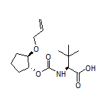 (S)-2-[[[[(1R,2R)-2-(Allyloxy)cyclopentyl]oxy]carbonyl]amino]-3,3-dimethylbutanoic Acid