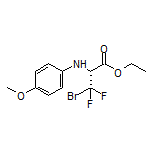 Ethyl (R)-3-Bromo-3,3-difluoro-2-[(4-methoxyphenyl)amino]propanoate