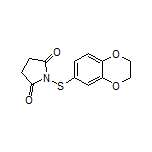 1-[(2,3-Dihydrobenzo[b][1,4]dioxin-6-yl)thio]pyrrolidine-2,5-dione
