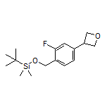 tert-Butyl[[2-fluoro-4-(oxetan-3-yl)benzyl]oxy]dimethylsilane