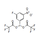1-[Bis(trifluoroacetoxy)iodo]-3-fluoro-5-nitrobenzene