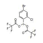 4-Bromo-1-[bis(trifluoroacetoxy)iodo]-2-chlorobenzene