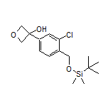 3-[4-[[(tert-Butyldimethylsilyl)oxy]methyl]-3-chlorophenyl]oxetan-3-ol