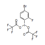 1-[Bis(trifluoroacetoxy)iodo]-4-bromo-2-fluorobenzene