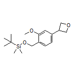 tert-Butyl[[2-methoxy-4-(oxetan-3-yl)benzyl]oxy]dimethylsilane