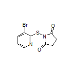1-[(3-Bromo-2-pyridyl)thio]pyrrolidine-2,5-dione
