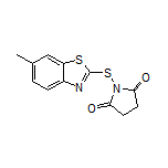1-[(6-Methyl-2-benzothiazolyl)thio]pyrrolidine-2,5-dione